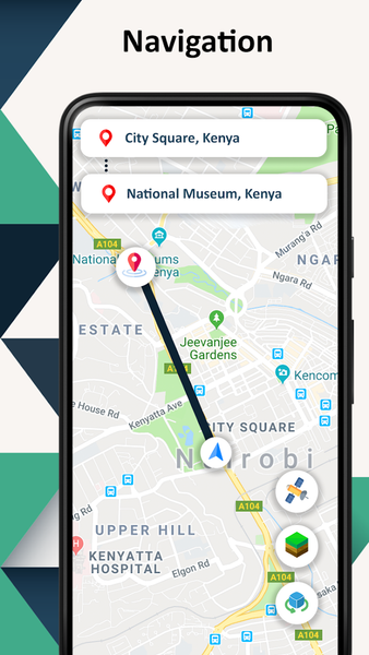 Earth Map Satellite Live - عکس برنامه موبایلی اندروید