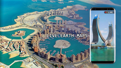 Live Earth Map-Street View Map - Image screenshot of android app