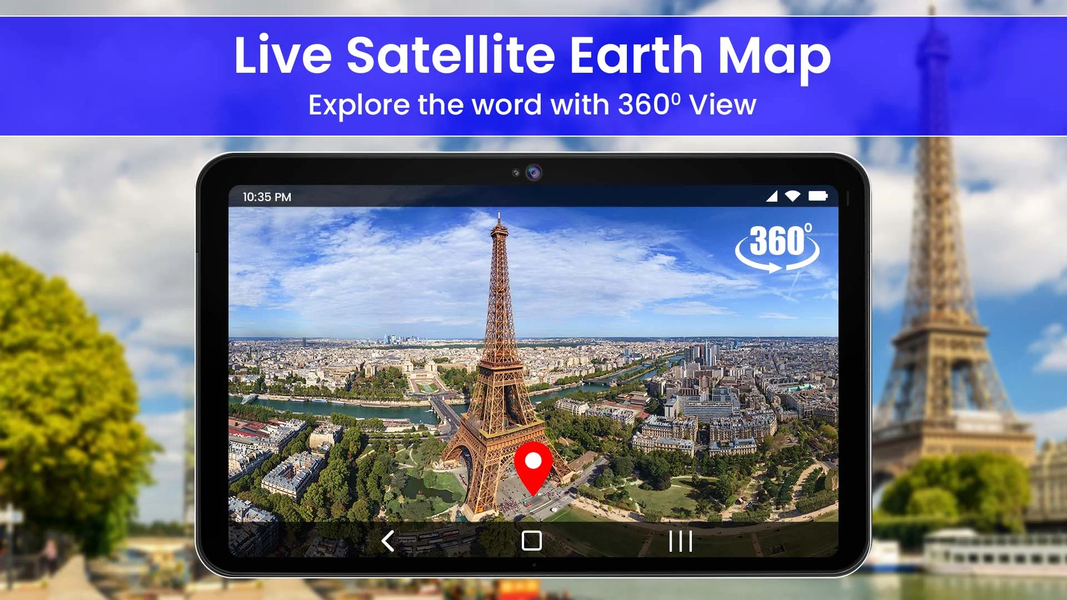 GPS Satellite Map Navigation - عکس برنامه موبایلی اندروید