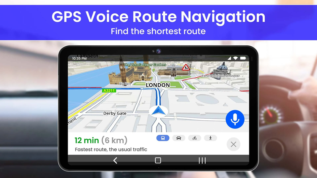 GPS Satellite Map Navigation - عکس برنامه موبایلی اندروید