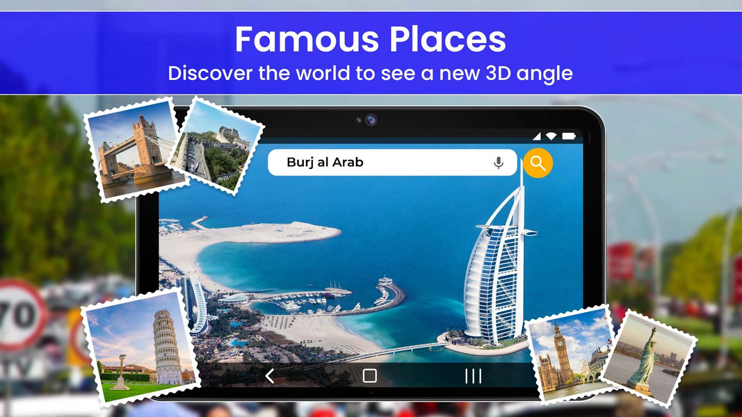 GPS Satellite Map Navigation - عکس برنامه موبایلی اندروید