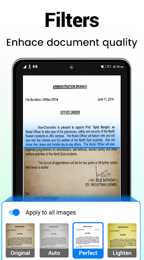 PDF Scanner - Document Scanner - Image screenshot of android app