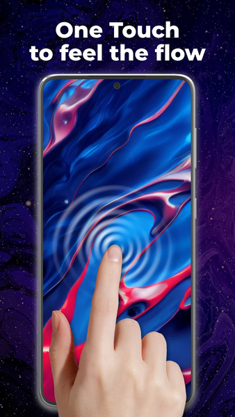 4D Wallpaper: Fluid Simulation - Image screenshot of android app