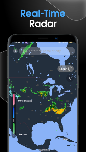 WeatherPlus: Radar&Air Quality - Image screenshot of android app