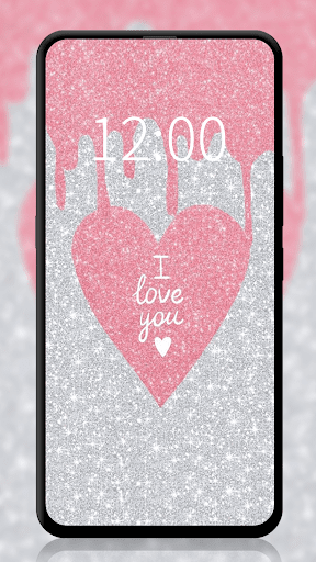 Glitter Live Wallpaper Girls - Image screenshot of android app