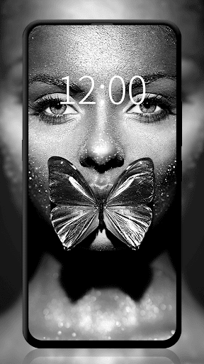 Glitter Live Wallpaper Girls - Image screenshot of android app