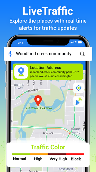 GPS Satellite Map Route Finder - عکس برنامه موبایلی اندروید