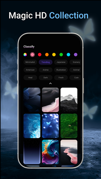Live & 4K Wallpaper Launcher - Image screenshot of android app