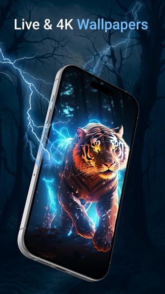 Live & 4K Wallpaper Launcher - Image screenshot of android app