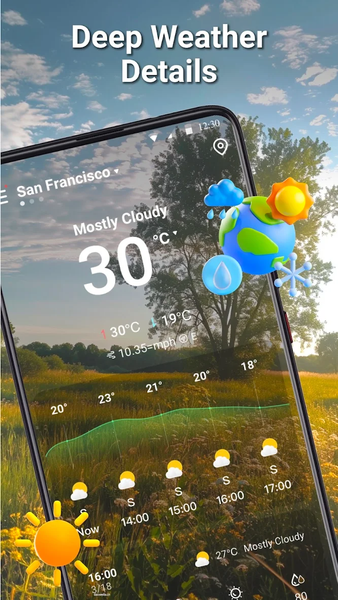 Weather Tracker-Live forecast - Image screenshot of android app