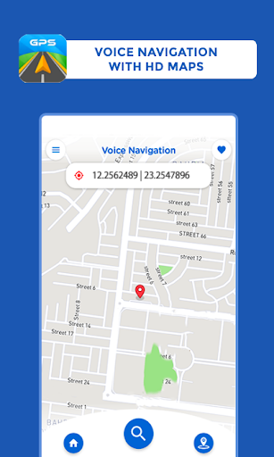 GPS, Maps Driving Directions - عکس برنامه موبایلی اندروید