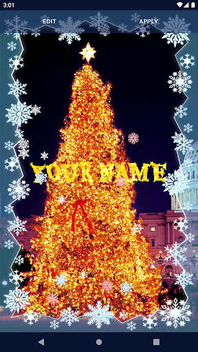 Christmas Tree Live Wallpapers - Image screenshot of android app