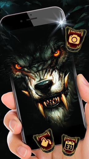 Blood, Wolf, King Theme & Live Wallpaper - Image screenshot of android app