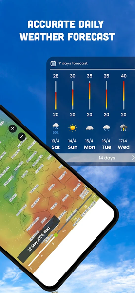 WeatherWiz: Forecast & Radar - عکس برنامه موبایلی اندروید