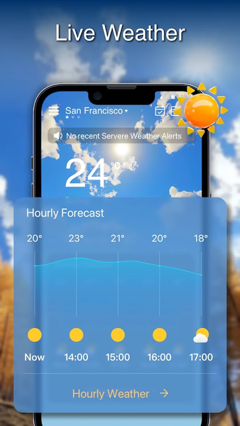 Nova Weather:Live Forecast - عکس برنامه موبایلی اندروید