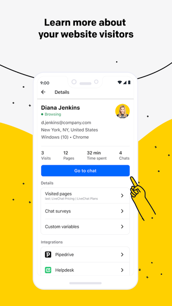 LiveChat - Customer service - عکس برنامه موبایلی اندروید