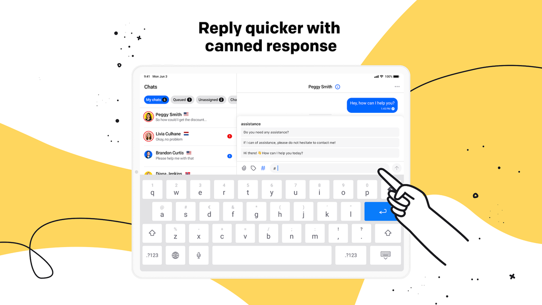 LiveChat - Customer service - عکس برنامه موبایلی اندروید