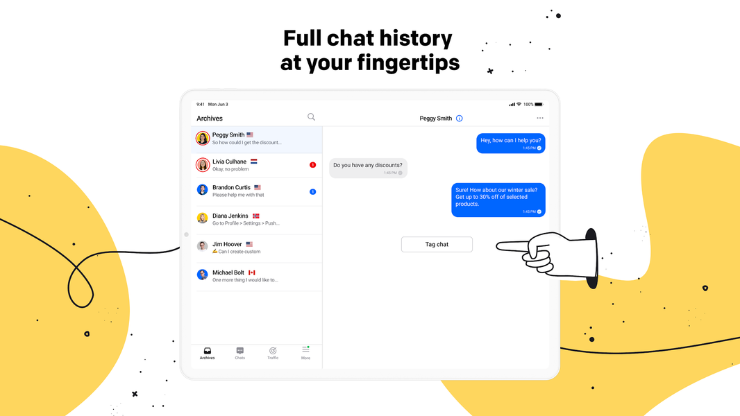 LiveChat - Customer service - عکس برنامه موبایلی اندروید