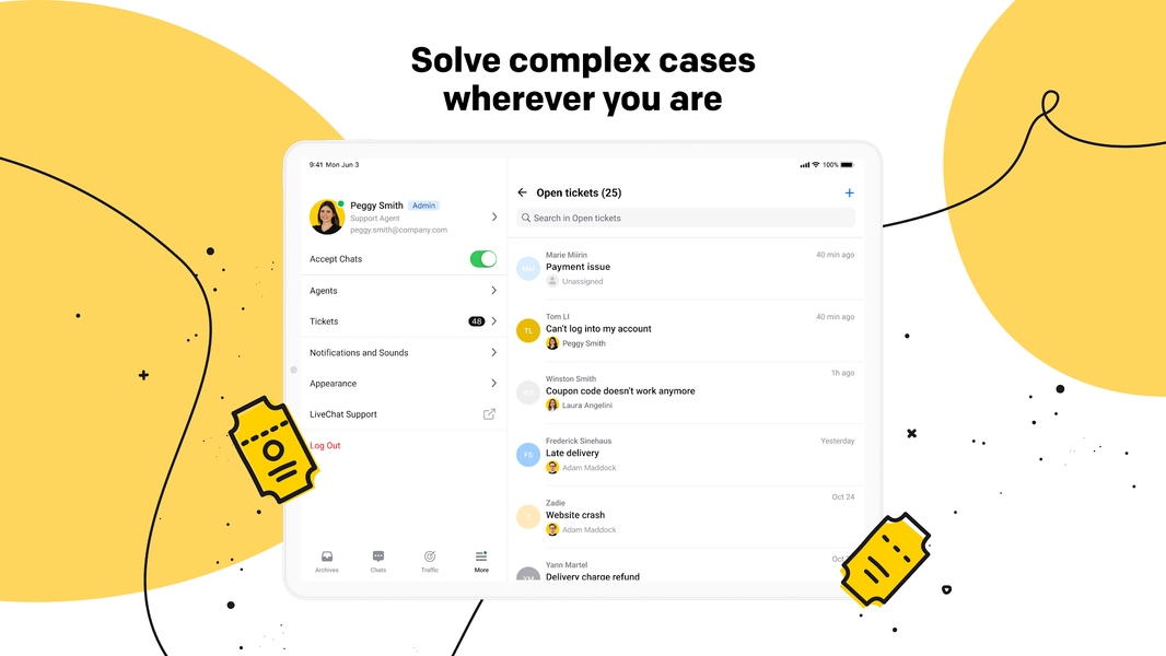 LiveChat - Customer service - عکس برنامه موبایلی اندروید