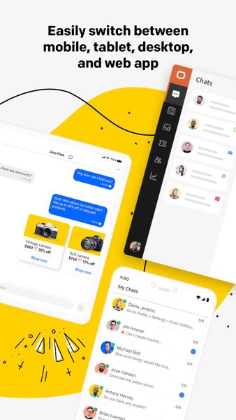 LiveChat - Customer service - عکس برنامه موبایلی اندروید