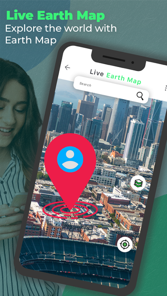 Earth Map Cam - عکس برنامه موبایلی اندروید