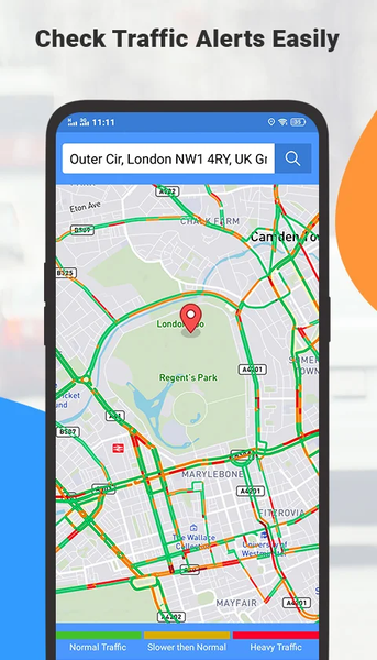 GPS Live World Satellite Maps - Image screenshot of android app