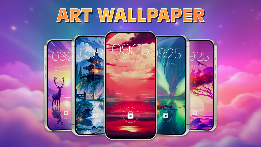 Lively Lock Screen Wallpapers - عکس برنامه موبایلی اندروید