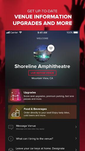 Live Nation At The Concert - عکس برنامه موبایلی اندروید