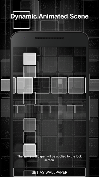 Black and White Live Wallpaper - Image screenshot of android app