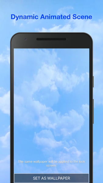 Clouds Live Wallpaper - Image screenshot of android app