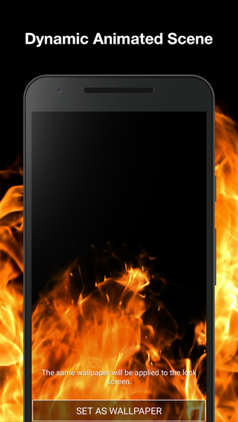 Fire Explosion Live Wallpaper - Image screenshot of android app