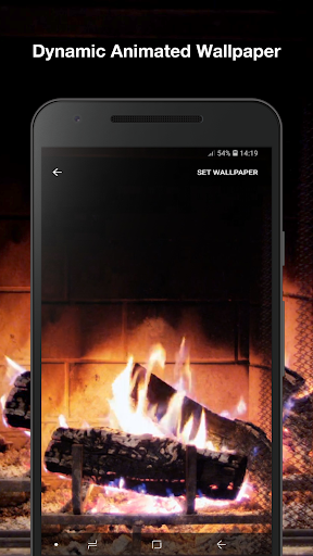 3d Fireplace Live Wallpaper - Image screenshot of android app