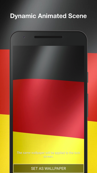 Germany Flag Live Wallpaper - Image screenshot of android app
