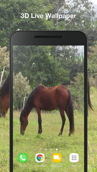 Horse Live Wallpaper - Image screenshot of android app