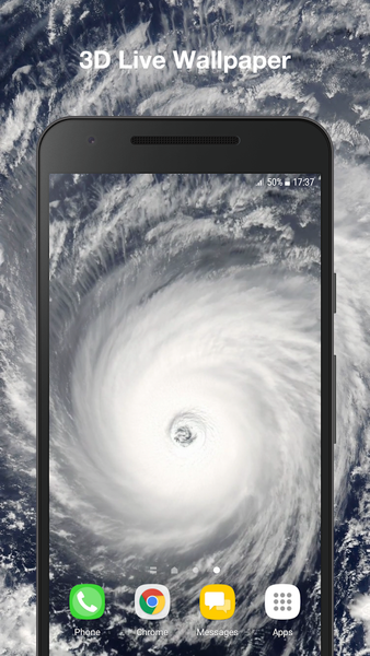 Hurricane Live Wallpaper - Image screenshot of android app