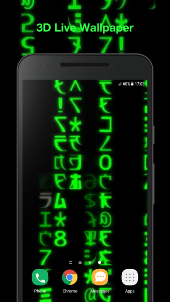 Hacker Live Wallpaper - Image screenshot of android app