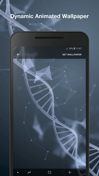 Molecules Live Wallpaper - Image screenshot of android app