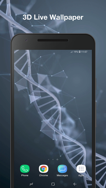 Molecules Live Wallpaper - Image screenshot of android app