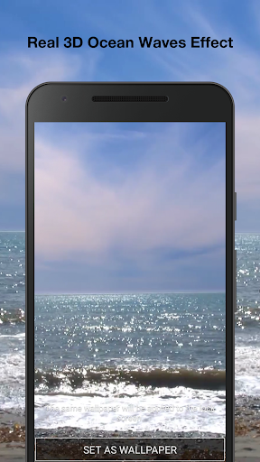 Ocean Waves Live Wallpaper - Image screenshot of android app