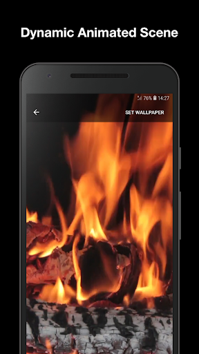 Real Fire Live Wallpaper - Image screenshot of android app