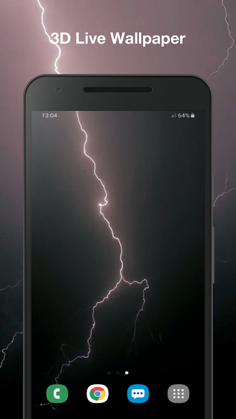 Real Lightning Storm Wallpaper - Image screenshot of android app