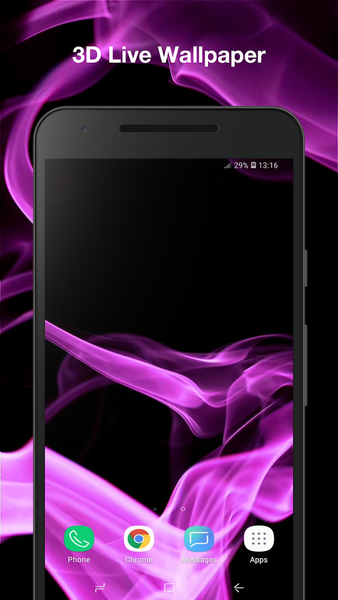 Real Smoke Live Wallpaper - Image screenshot of android app