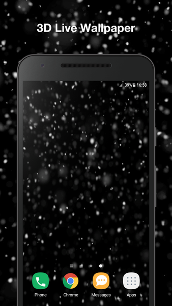 Real Snow Live Wallpaper - عکس برنامه موبایلی اندروید
