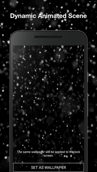 Real Snow Live Wallpaper - عکس برنامه موبایلی اندروید