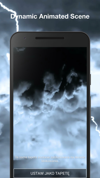 Real Storm Live Wallpaper - Image screenshot of android app