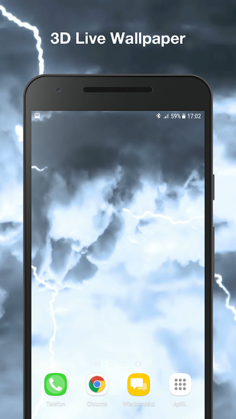 Real Storm Live Wallpaper - Image screenshot of android app