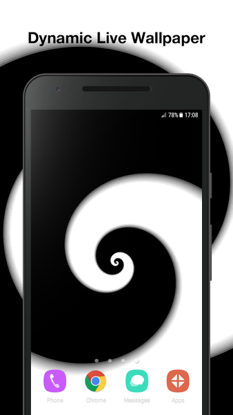 Spiral Hypnotic Live Wallpaper - عکس برنامه موبایلی اندروید