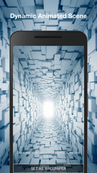 Tunnel Live Wallpaper - Image screenshot of android app