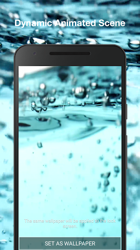 Water Bubbles Live Wallpaper - Image screenshot of android app