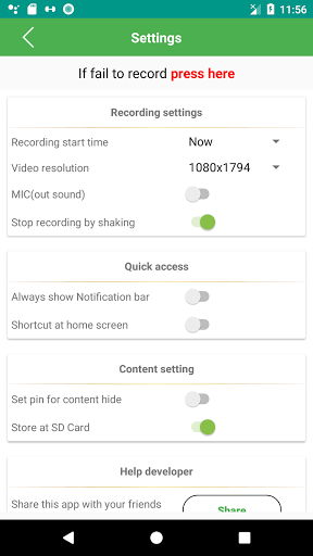 Video Call Recorder for WhatsA - Image screenshot of android app
